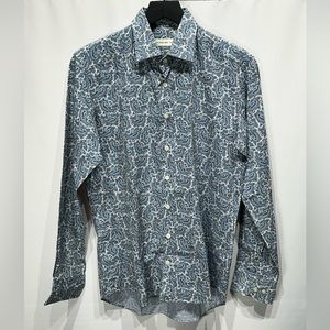 ETRO Men’s Blue Paisley Shirt